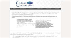 Desktop Screenshot of ciuriakconsulting.com